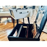 UbeCube CrateVinyl™ Stackable Vinyl Record Storage Cube with Divider and Transparent Panels