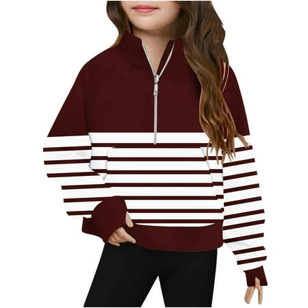 Bnwani Long Sleeve Toddler Shirts Boys Hoodless Fleece Printed Tops