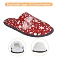 thumbnail image 3 of Fotbe Red Christmas Cheer. Pantuflas Peludas para Mujer con Estampado, Zapatillas de Peluche, Zapatos de Invierno para Casa, Uso Interior y Exterior-Large, 3 of 8