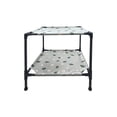 thumbnail image 2 of Voglyf Double Layer Cat Hammock Bed - Free-Standing Elevated Cot Indoor Pet Bed with Frame, Washable Cover, Rubber Feet, Tool-Free, for Large Cats or Small Dogs - Gray 19.7" x 17.7",White, 2 of 7