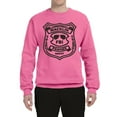 thumbnail image 2 of Burt Macklin Parks and Recreation Pop Unisex Crewneck Graphic Sweatshirt, Neon Pink, 3XL, 2 of 3