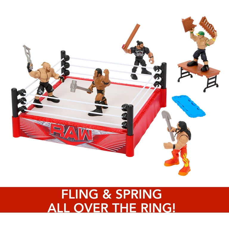 Free Shipping! WWE Rebound Ring Playset with Flex Mat Technology