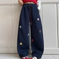 thumbnail image 4 of Girls Pants Size 10-12 Streetwear Casual Elastic Waisted Sweatpants with Drawstring Joggers for Girls, 4 of 6