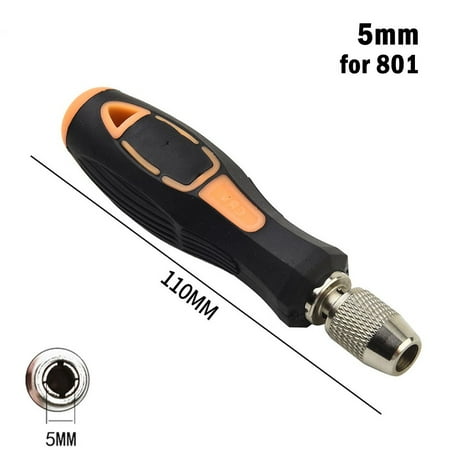 

801 802 Screwdriver Bit Handle For 5mm 6mm Round Electric Screwdriver Bit Handle
