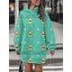 thumbnail image 3 of 2024 Vestido con capucha para mujer, vestido informal de estilo minimalista callejero, sudaderas con capucha, traje 3d, sudaderas con capucha de anime, ropa para mujer, 3 of 5