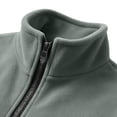 thumbnail image 5 of Polar Fleece Jacket for Men Ghalytn Full Zip Stand Collar Coat - Lightweight Outdoor Top with Pockets, 5 of 7