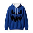 thumbnail image 5 of Rhuody Halloween Men Hoodies Round Neck Pumpkin Graphic Prints Long Sleeve Sweatshirts Sweatshirt Xl Dark Blue, 5 of 5