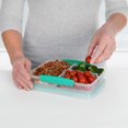 thumbnail image 2 of Sistema To Go Multi Split Meal & Food Prep Containers with Dividers & Clips, 820 mL, BPA-Free, 5 Pack, 2 of 8