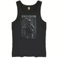 thumbnail image 5 of Freedom Isn't Free Tank Top American Hero Patriotic Soldier DD 214 POW MIA Military Warrior Veterans Day Men's Top, 5 of 7