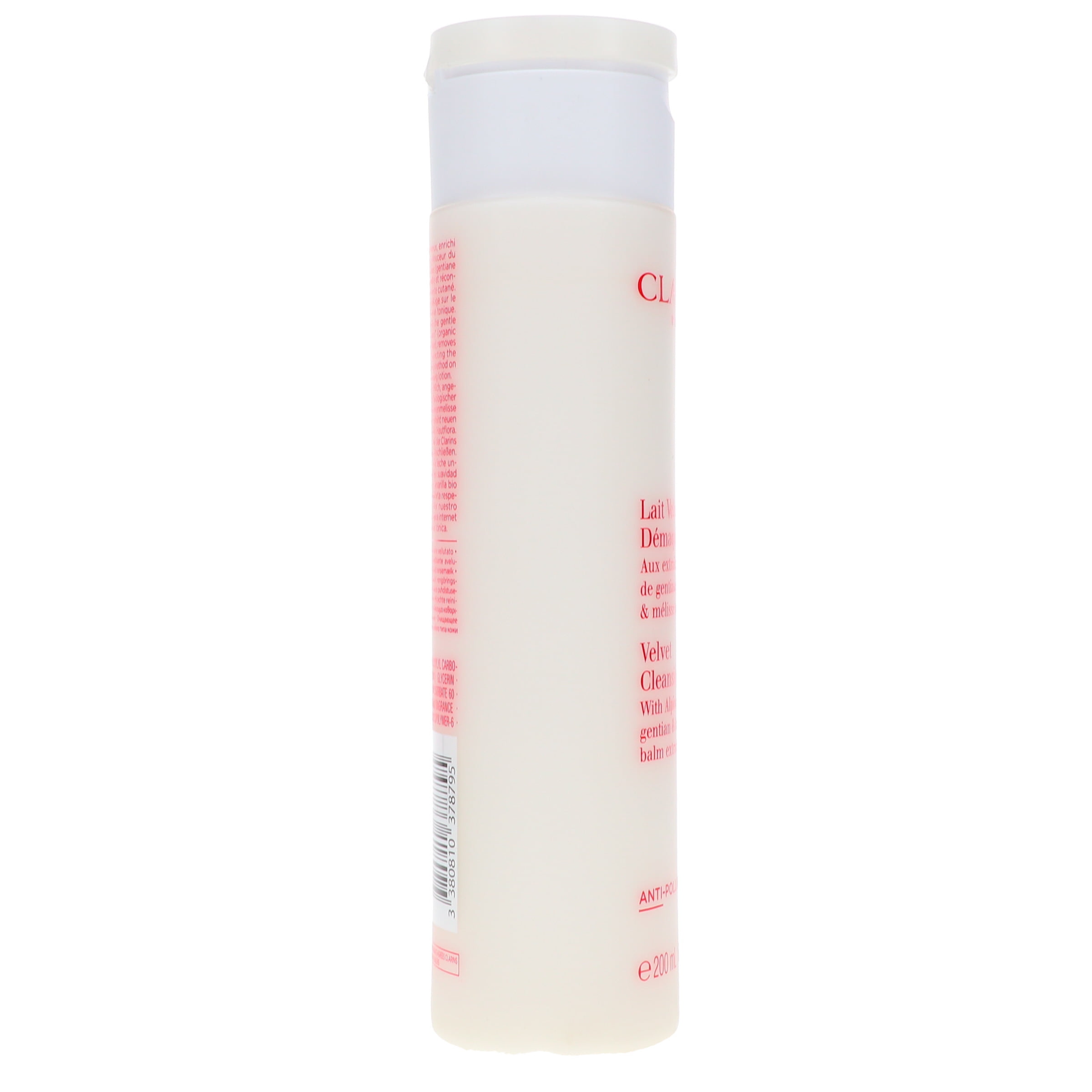 Clarins Velvet Cleansing Milk With Alpine Golden Gentian & Lemon Balm Extracts 200 ml