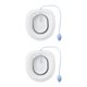 thumbnail image 2 of Advancent Sitz Bath Washing Hip Basin Folding Toilet Bidet Fits Perinea on Portable Gris+Enjuague 2piezas, 2 of 4