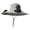 04#Gray(the brim of a hat 15cm), variant on Yeciiwht Solar Powered Fan Hat Solar USB Charging Fan Hat with Cooling Arm Sleeves - Dual-Power Outdoor Cap for Hiking Fishing Sun Protection