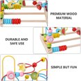 thumbnail image 2 of Miangastore 1Pc Fruit Pattern Round Beads Maze Plaything Early Education Toy (Random Color), 2 of 8