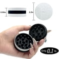 thumbnail image 1 of HLONK Pepper Herb Spice Pocket Grinder  2.2 Inch Stronger Grip Biscuit Shape Design Grinder  Portable Durable Lightweight Grinder  Plastic Grinder with Sharp Teeth  BPA Free (2 Pack  Red, 1 of 1
