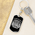 thumbnail image 6 of All Anxieties On Him 1 Peter 5:7 Stainless Steel or 18k Gold Premium Swivel Dog Tag Keychain, 6 of 10
