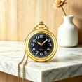 thumbnail image 6 of ZOLOHONI Quartz Pocket Watch with Chain Luminous Uncovered 46mm Gold Men's Womens Fob & Pocket Watches, 6 of 9