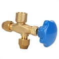 thumbnail image 1 of Mejoras para el hogar, válvula de refrigeración de tres vías, válvula de compresor de aire de plomería, diseñada por expertos, 1 of 8