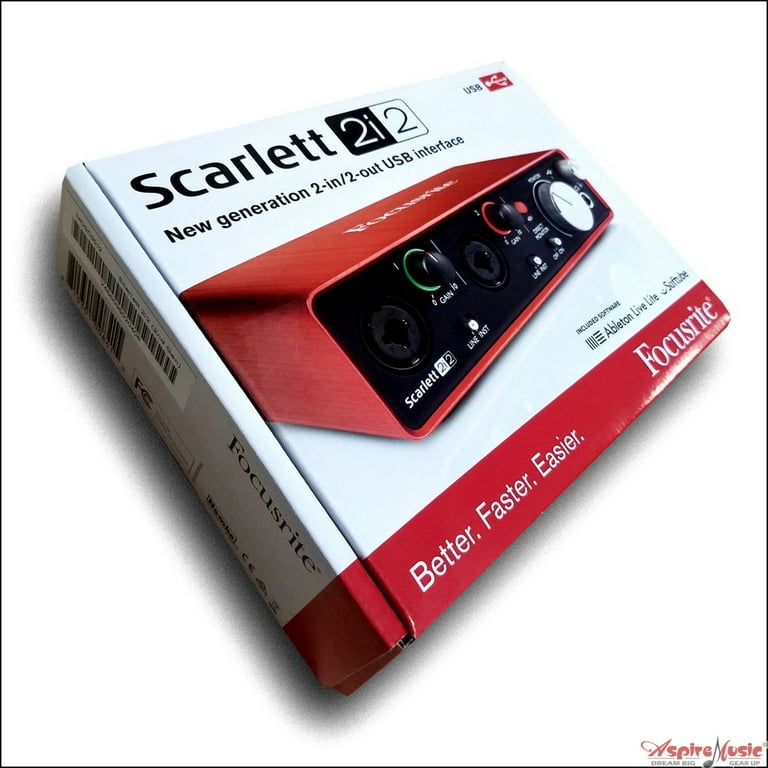Amazon.com: Focusrite Scarlett 2i2 (2nd Gen) USB Audio
