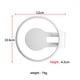 thumbnail image 4 of Soporte Pared JShteea para HomePod Mini Colgador Pared Aluminio Con Tornillos Plateado, 4 of 9