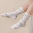 thumbnail image 5 of 5 Pairs Toddler Girl Kids Socks, Cute Flower Soft Cotton Crew Socks, 1~12Years, 5 of 7
