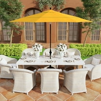 California Umbrella 11' Patio Umbrella in Sunflower Yellow