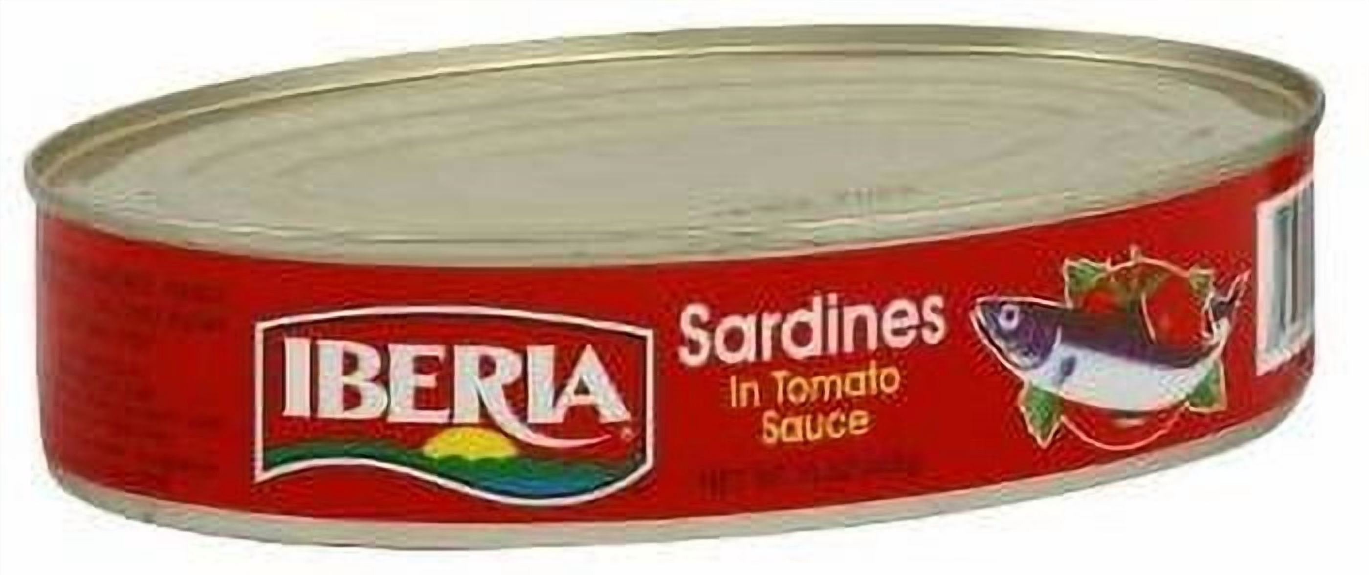 (5 pack) Iberia Oval Sardines in Tomato Sauce, Canned Seafood