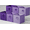 Purple Gradient, variant on 6-Pack Purple Gradient 13 Inch Cube Storage Bins, Fabric Storage Cubes Organizer for Closet, Shelves, Fabric Storage Bins