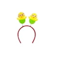 thumbnail image 5 of Kids Girls Easter Tutu Dress Chick Outfit Holiday Party Headband Set Soft Yellow 7 Years-8 Years, 5 of 7