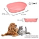 thumbnail image 2 of KE WOOW Cama Chica para Perro, Gato, Conejo y otras Mascotas, Cesta de Plástico, Incluye Colchón doble cara, Color Rosa KE WOOW Cama Plana con colchón Chica, 2 of 10