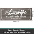 thumbnail image 2 of Findosom 20"x60" Farmhouse Laundry Room Runner Rug,Non Slip Heavy Duty Rubber Backing Washable Runner Rugs for Kitchen Floor Laundry Room Bathroom Hallway Entryway Area Rugs,Gray, 2 of 5