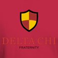 thumbnail image 3 of CafePress - Delta Chi Vertical Color Logo T Shirt - Men's Classic Graphic Cotton T-Shirt, 3 of 4