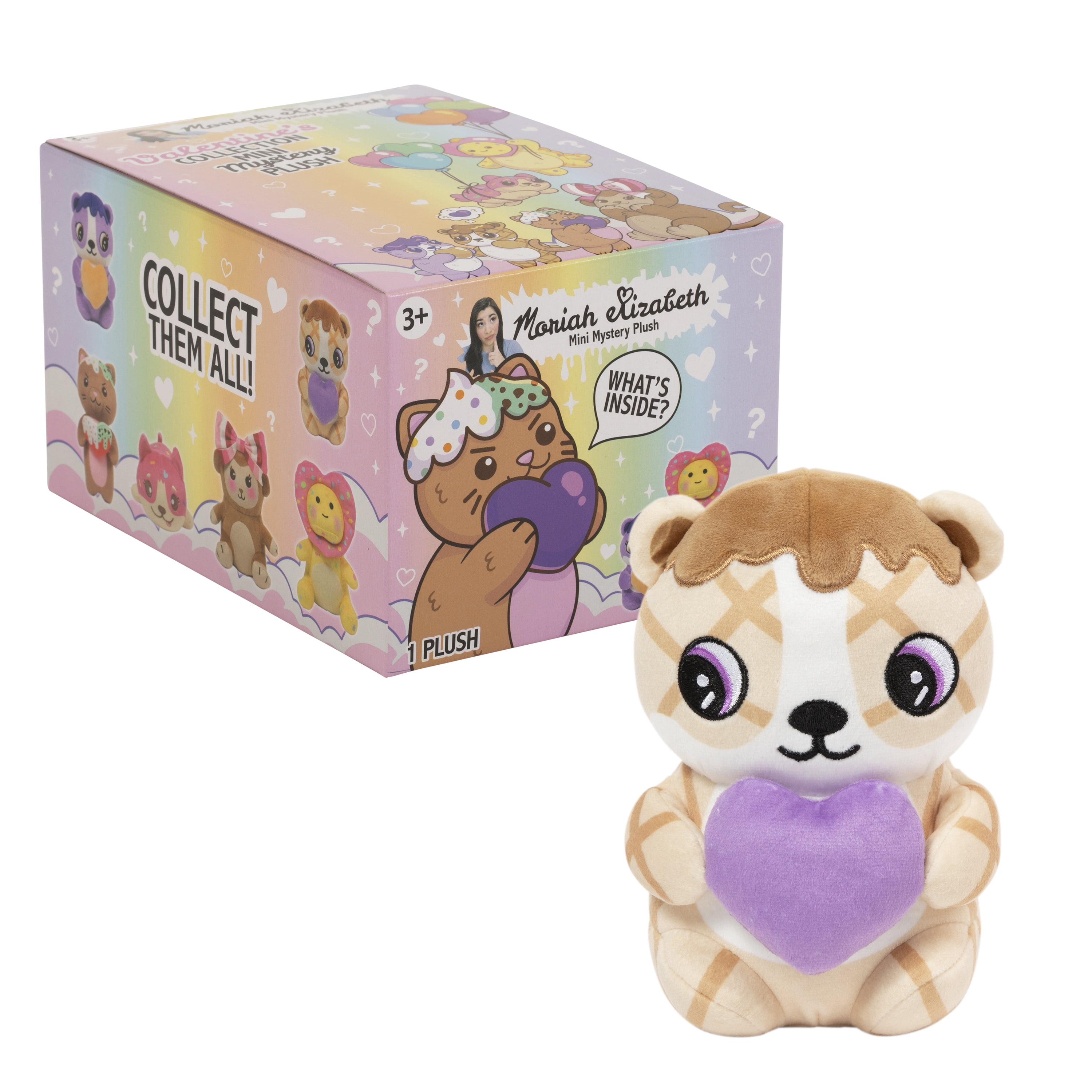 Moriah Elizabeth Mini Mystery Plush 6" Toy for Ages 3+ - Valentine's Edition
