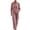 Brnmyaeo Pink, variant on Brnmyaeo Women's Velour Tracksuit Set Mock Neck Velvet Loungewear Outfit Henley Button Pullover Loose Fit Wide Leg Lounge Pants Fall 2 Piece Sets