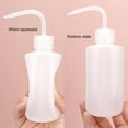 thumbnail image 4 of huanledash 250/500ml Eyelash Cleaning Bottle with Narrow Mouth Clear Scale Leakproof Eyelash Extension Makeup Tool PP Plastic Long Tube Drip Washing Bottle, 4 of 8
