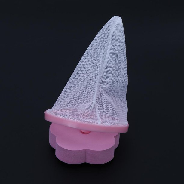 Filtro flotante de bolsa de red limpia para depilación de lavadora de flores (rosa) JShteea Libre de BPA