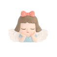 thumbnail image 1 of Removable Switch Sticker, Cartoon Resin Angel 3D, Cartoon Wall Sticker Decor, Family Light Switch Decals DIY Kids Bedroom Car Office Home Decoration, 1 of 9