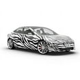 thumbnail image 6 of Rwraps White Zebra Matte Vinyl Film Wrap 59in x 1ft Vinyl Vehicle Car Film Sheet Roll, 6 of 10
