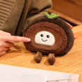 thumbnail image 2 of Cute Swiss Roll Plush Toy-4-inch Kawaii Bread Super Soft Filling Toy-Birthday & Christmas Fashion Decor Gift, 2 of 10