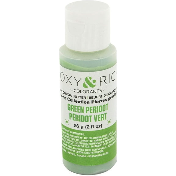 Roxy & Rich Cocoa Butter, Gemstone Peridot Green 2 Ounces by Roxy & Rich