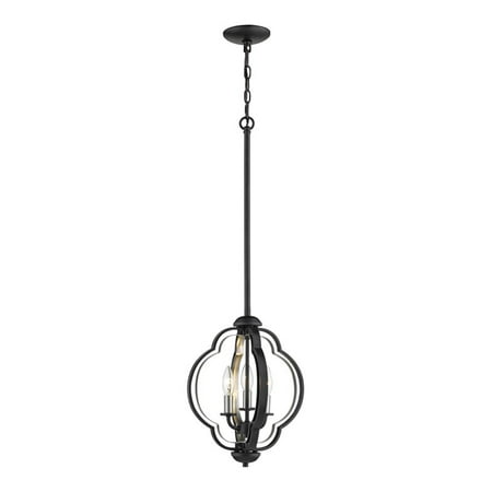 

Millennium Lighting 3 Lights Metal Pendant Light in Matte Black/Nickel