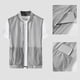 thumbnail image 1 of pstuiky Camisetas sin mangas para hombre, Chaleco de verano transpirable con malla y protección solar para hombre, con bolsillo interior para pesca al aire libre Tops elegantes para mujer xxl, 1 of 9
