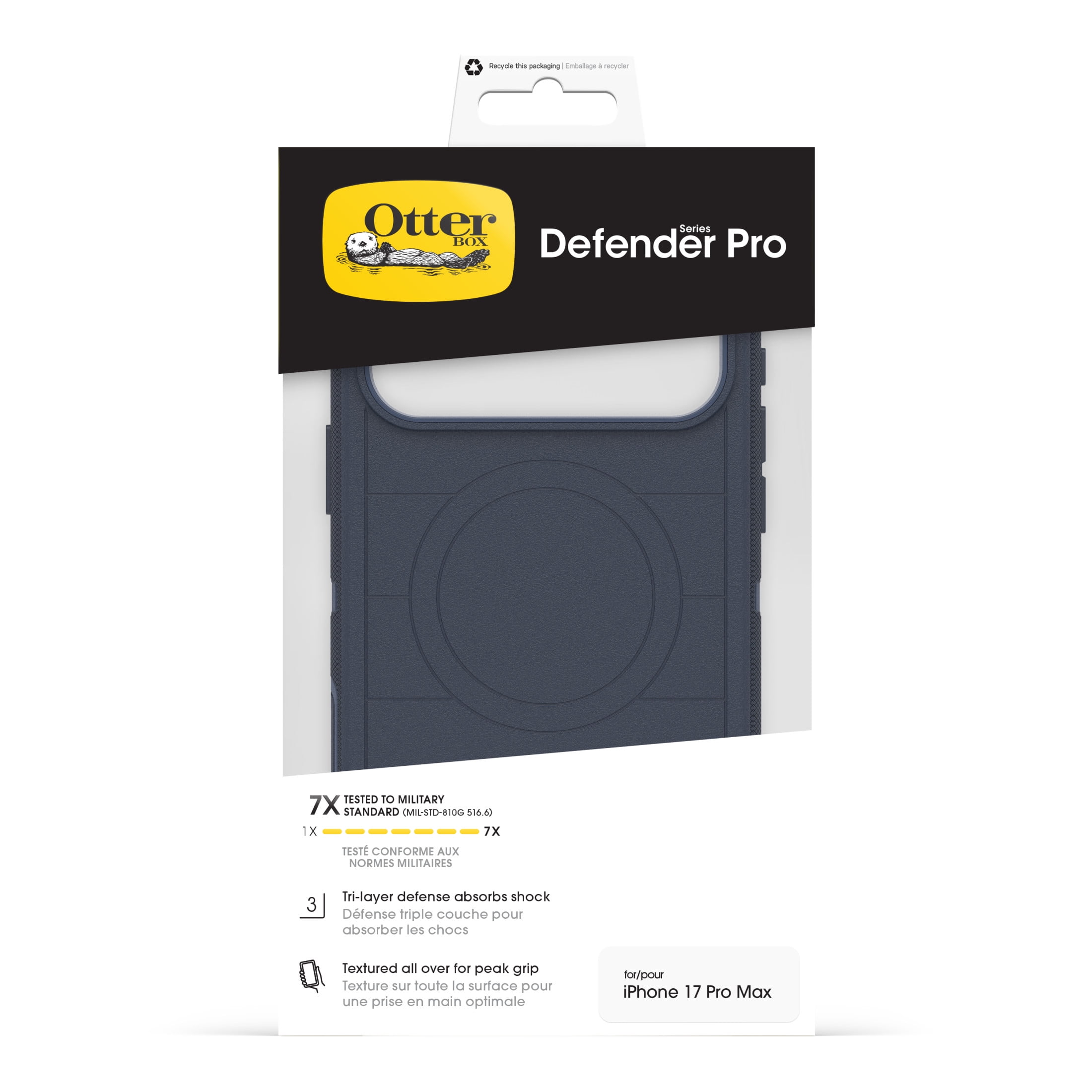 OtterBox Defender Pro Case for MagSafe for iPhone 17 Pro Max - Blue Sentiment