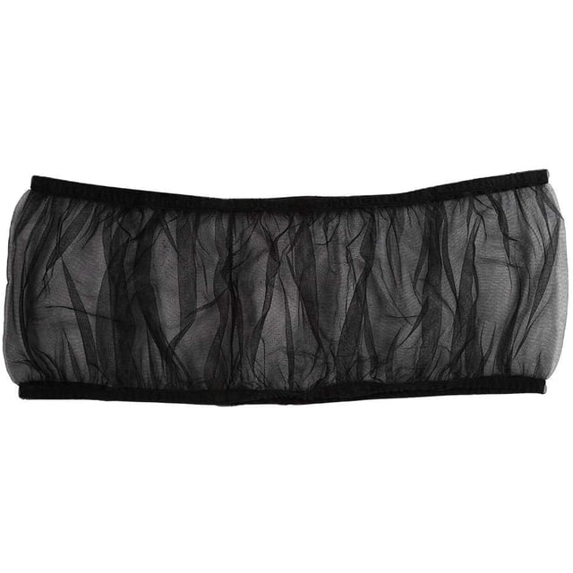 Housse de Filet en Maille de Nylon pour Cage à Oiseaux, Protection, Oiseaux de Compagnie, Cage pour Perroquet, Attrape-Graines, Jupe de Cage à Oiseaux Douce et Ventilée (Noir,G)