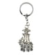 thumbnail image 5 of Plata cráneo manos palma llavero coche bolsa llavero joyería, 5 of 9