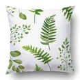 thumbnail image 1 of BOSDECO Greenery Botanical Rustic Pattern Floral Forest Fern Frond Pillowcase Pillow Cushion Cover 16x16 inch, 1 of 1