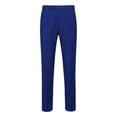 thumbnail image 6 of Beauty-Emily Men's Color Block Double-Breasted Suit Set – Slim Fit Two-Piece Blazer & Pants, Stylish Contrast Formal Suit for Business, Wedding & Party, 6 of 8