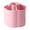 Pink, variant on Rotating Pen Holder Organizer Desktop Storage Box Pencil Cup with Note Tray Pink 4.92x4.92x4.72in