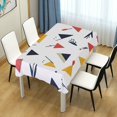 thumbnail image 4 of Yayeee Tablecloths 54" x 72" Rectangle Wrinkle Resistant Party Table Cover, Colorful Triangles, 4 of 8