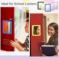thumbnail image 3 of YAOMOBB Rounded Corner Mirror Portable Clear View Makeup Mirror Set 5Pcs Magnetic Locker Mirror for School or Bathroom Use, 3 of 7