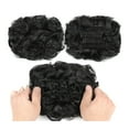 thumbnail image 4 of Messy Curly Hair Bun Extensions Synthetic Updo Hairpiece Chignons Easy Stretch Hair Combs Clip in Ponytail Extensions for Women, 4 of 21